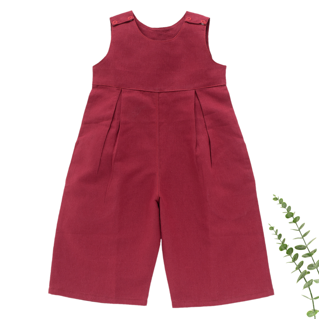 Pure Linen Dungaree (2-5 Years)
