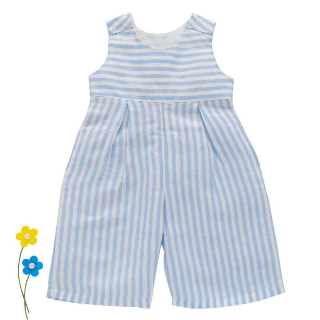 Pure Linen Dungaree (2-5 Years)