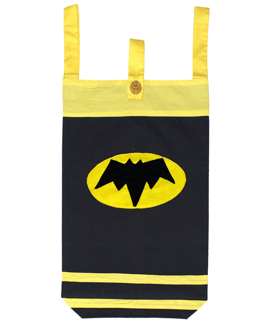 Laundry Bag for Kids, Door-Hanging Laundry Hamper, Small Size Kids Laundry Bag. Black - kadambaby.com