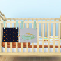 Set of 2 Crib/Bed Storage Pocket - Croc - kadambaby.com