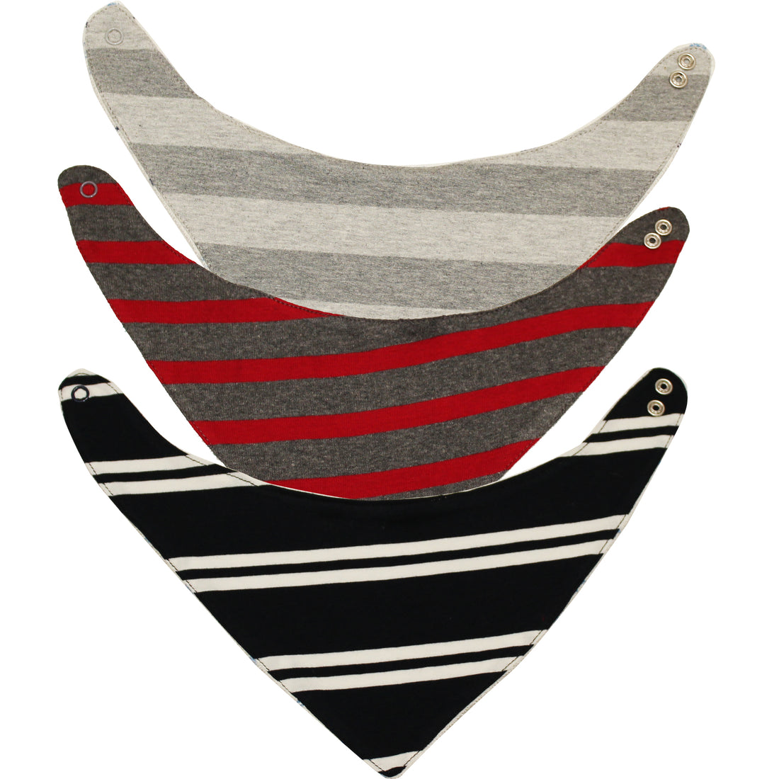 Set of 3 Reversible Bibs - kadambaby.com