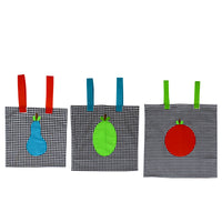 Set of 3 Crib/Bed Storage Pocket - Fruit - kadambaby.com