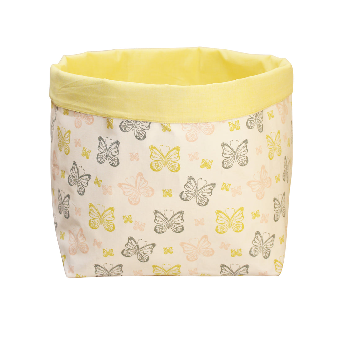 Fabric Toy Storage Bin- Little butterflies - kadambaby.com