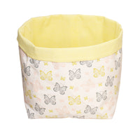 Fabric Toy Storage Bin- Little butterflies - kadambaby.com