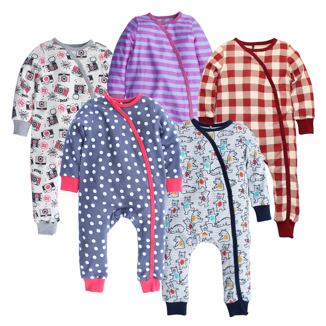 Assorted Bodysuit sets- 2 Pack, 3 Pack & 5 Pack (0-2 Yrs)
