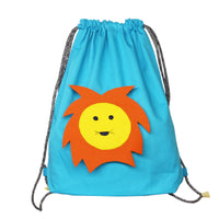 Drawstring Bag for kids- Lion - kadambaby.com