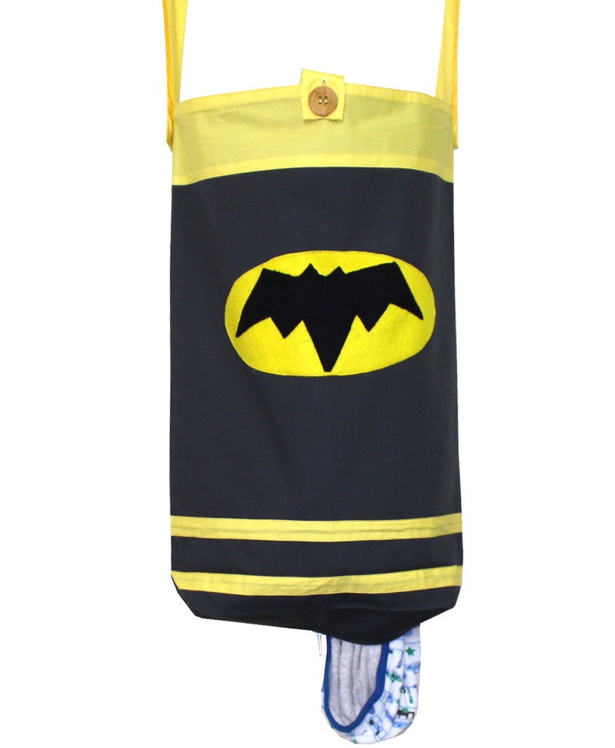 Laundry Bag for Kids, Door-Hanging Laundry Hamper, Small Size Kids Laundry Bag. Black - kadambaby.com